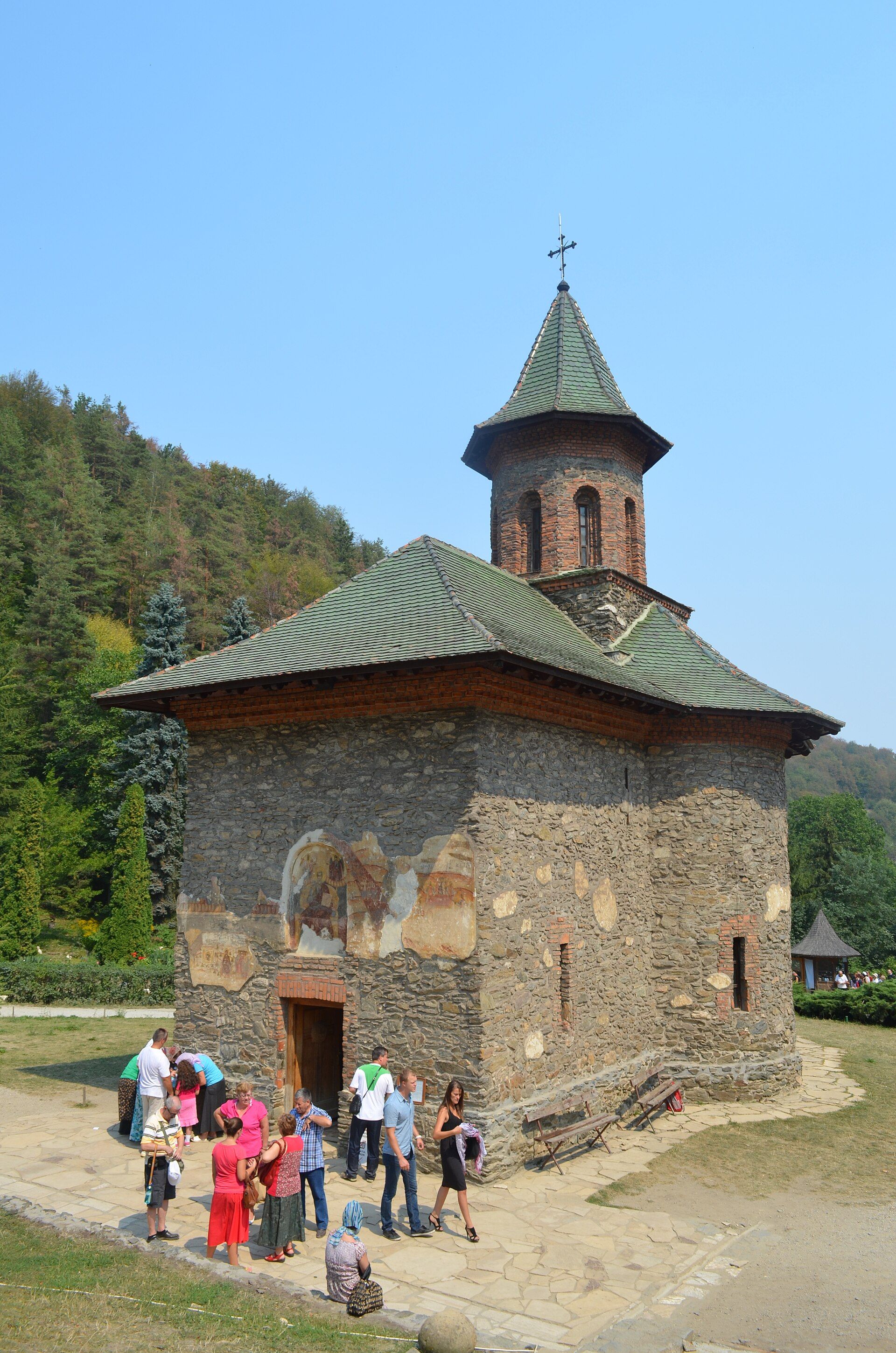 The stone church of Prislop Monastery