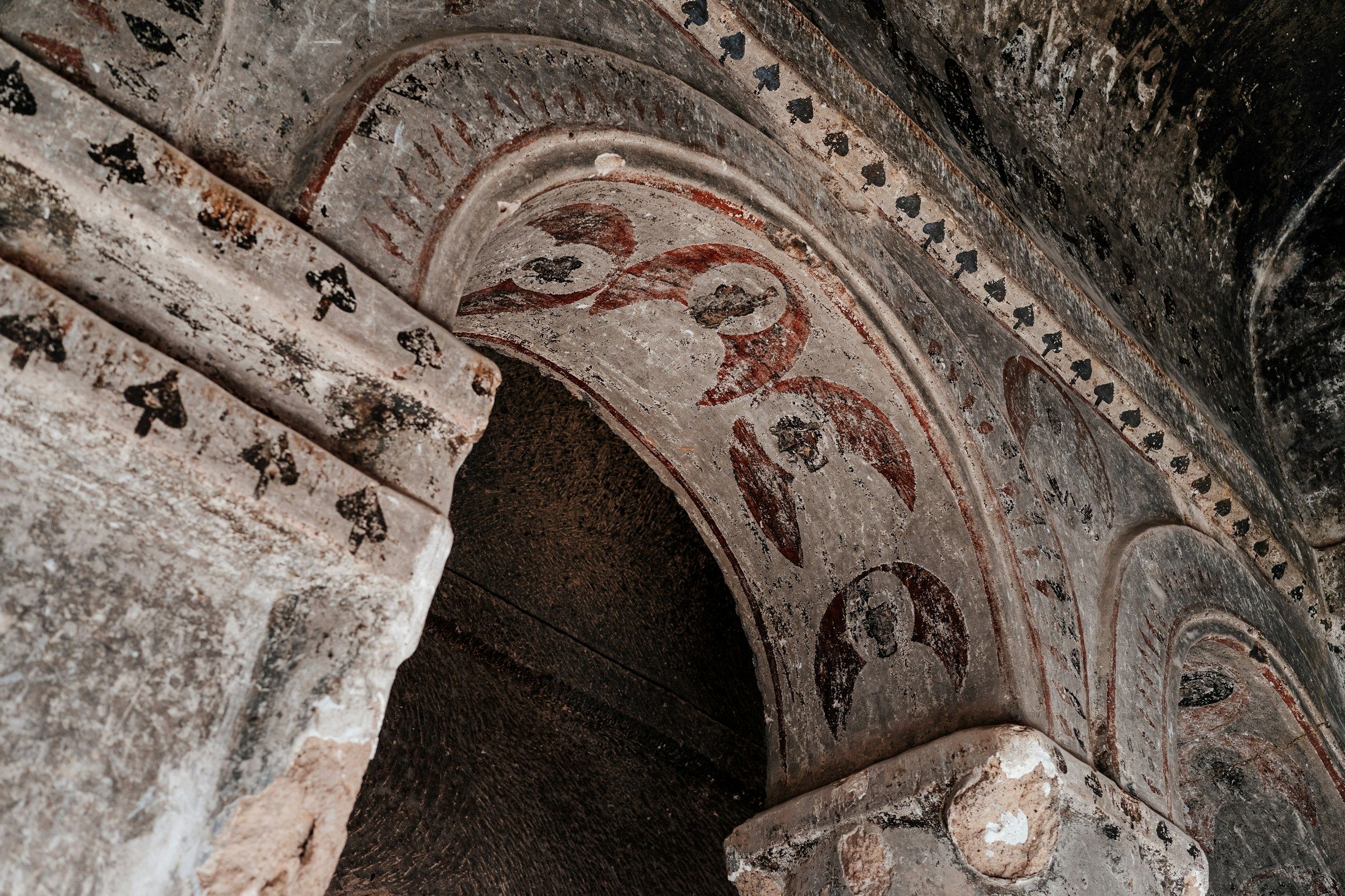 Biserică rupestră la Selime, în Cappadocia