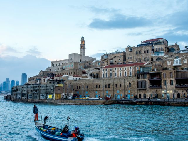 Jaffa port and old town