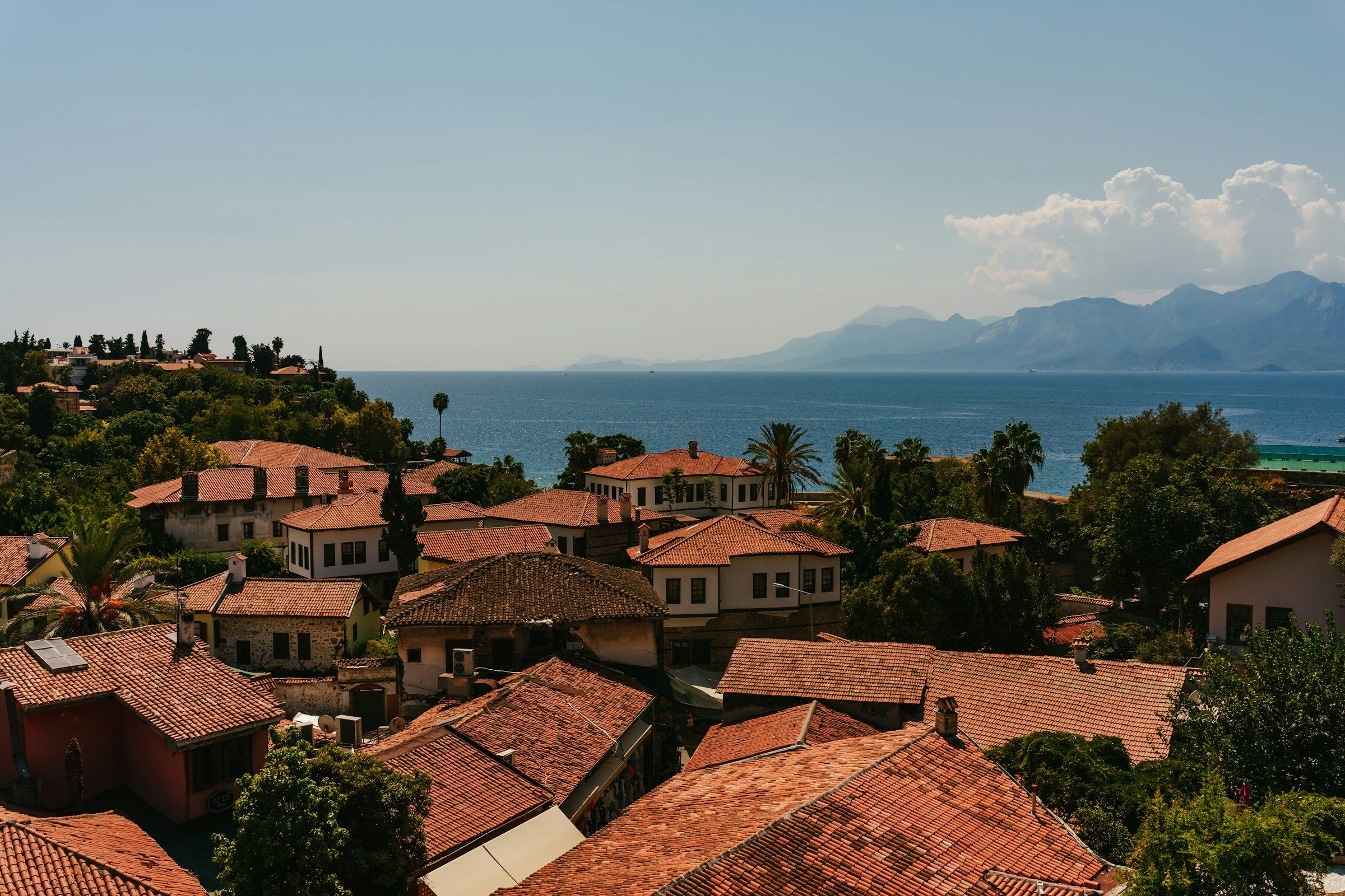 The rooftops of Kaleiçi, Antalya's old town