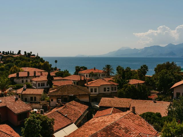 The rooftops of Kaleiçi, Antalya's old town