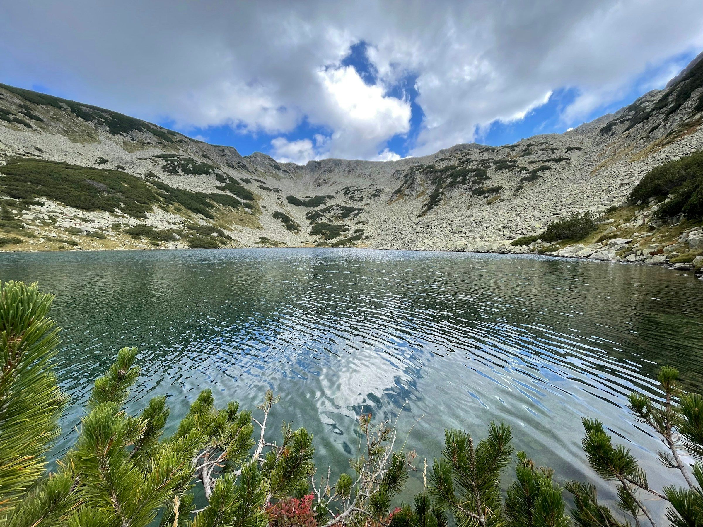 A glacial lake in the Pirin Mountains