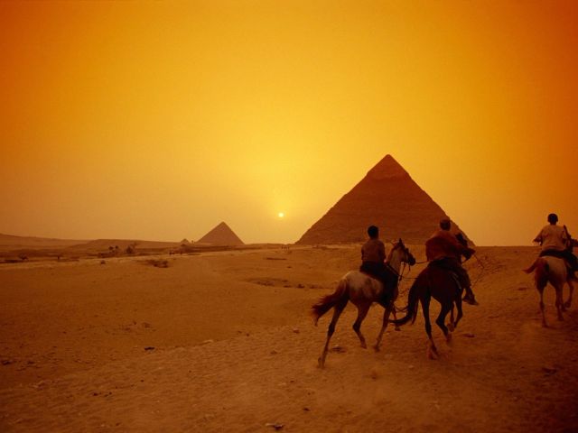 The Pyramids of Giza, Egypt