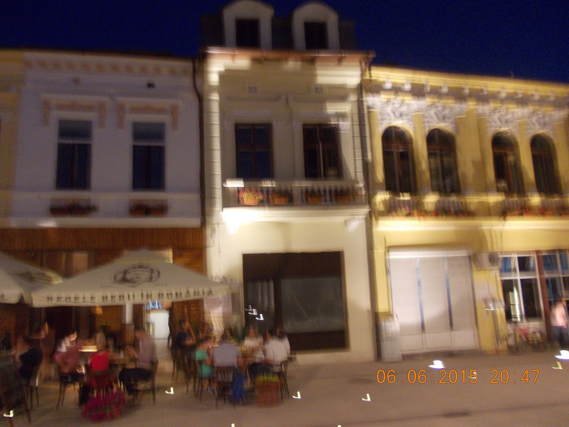 Craiova's centre in the evening
