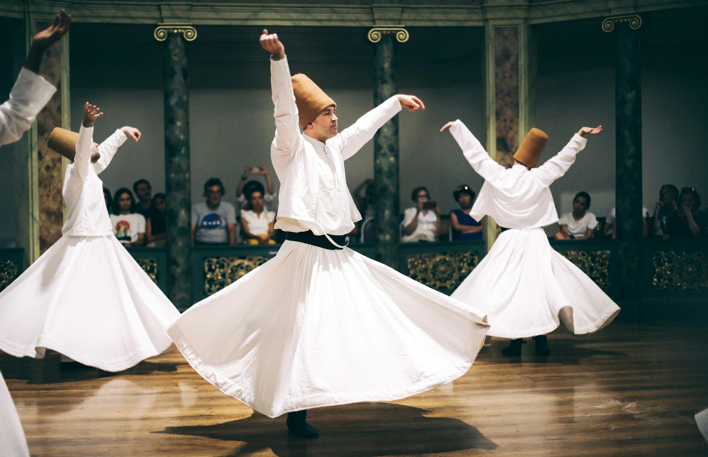 Whirling dervishes in Istanbul