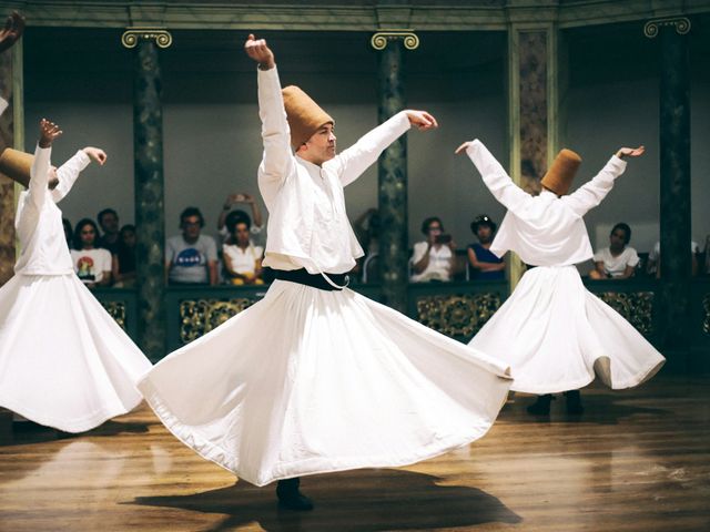Whirling dervishes in Istanbul