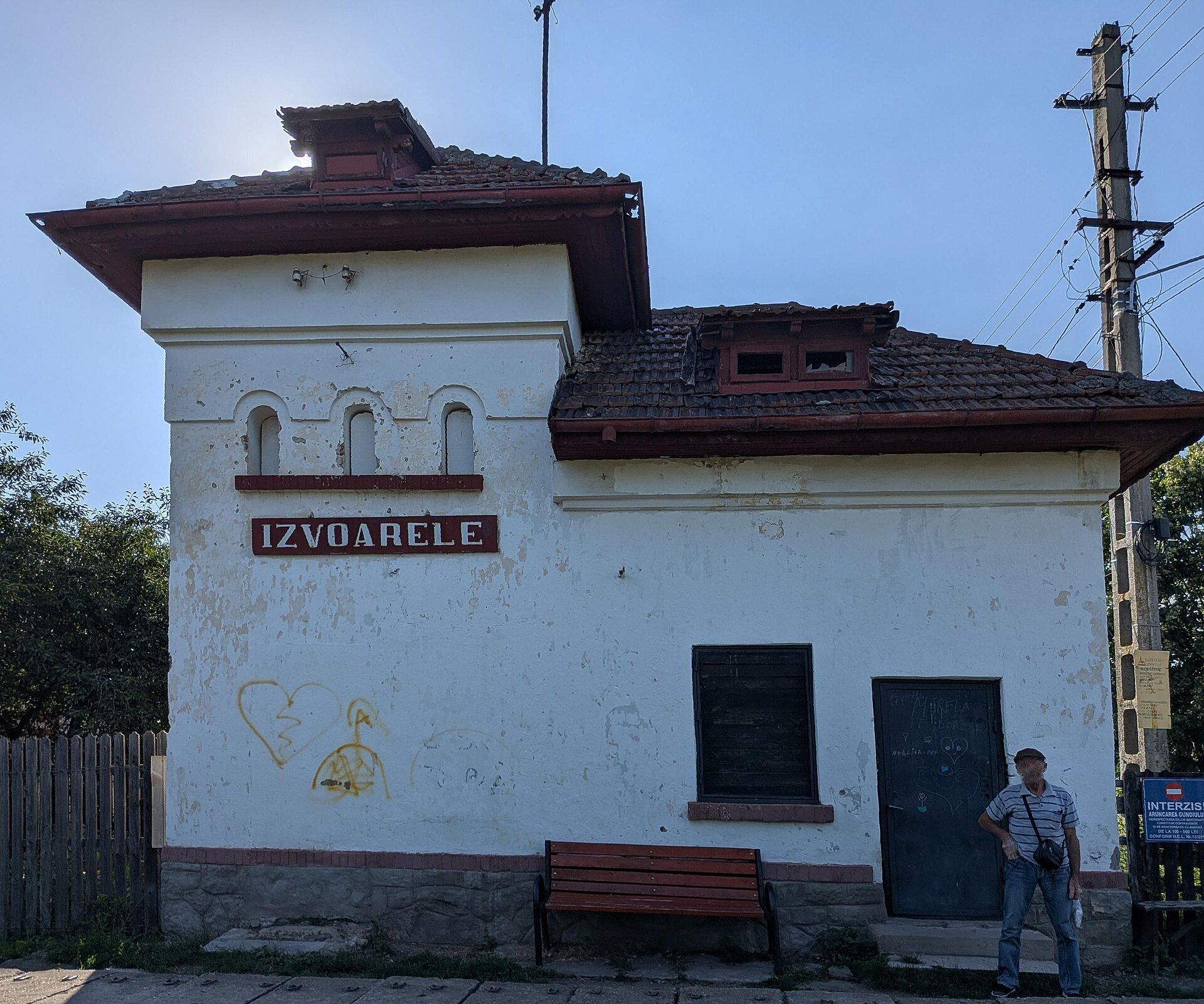 Izvoarele station in the Teleajen Valley