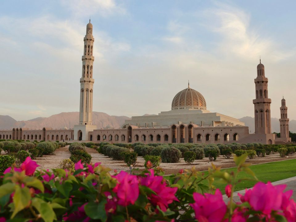 The Sultan Qaboos Grand Mosque in Muscat