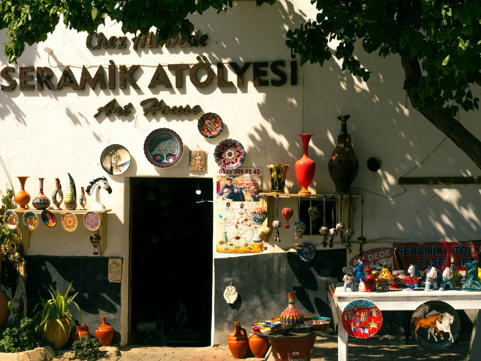 Atelier de ceramică la Avanos, în Cappadocia
