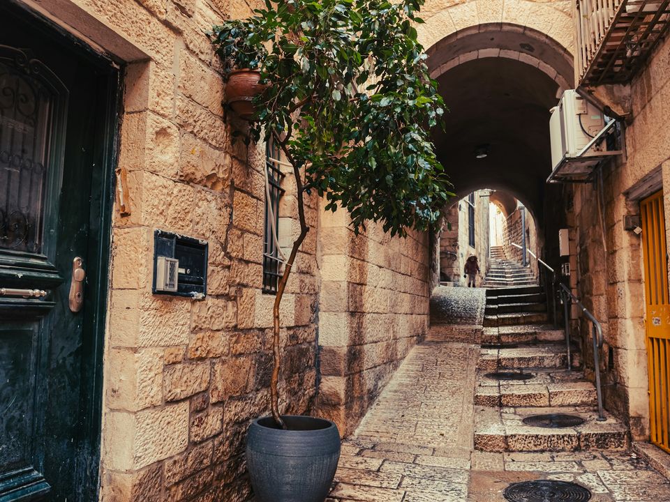 A lane in Jerusalem's Jewish Quarter