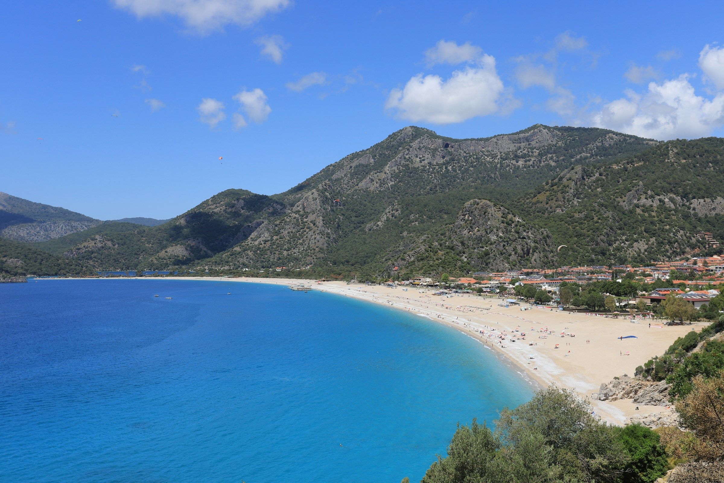 The lagoon and beach at Ölüdeniz