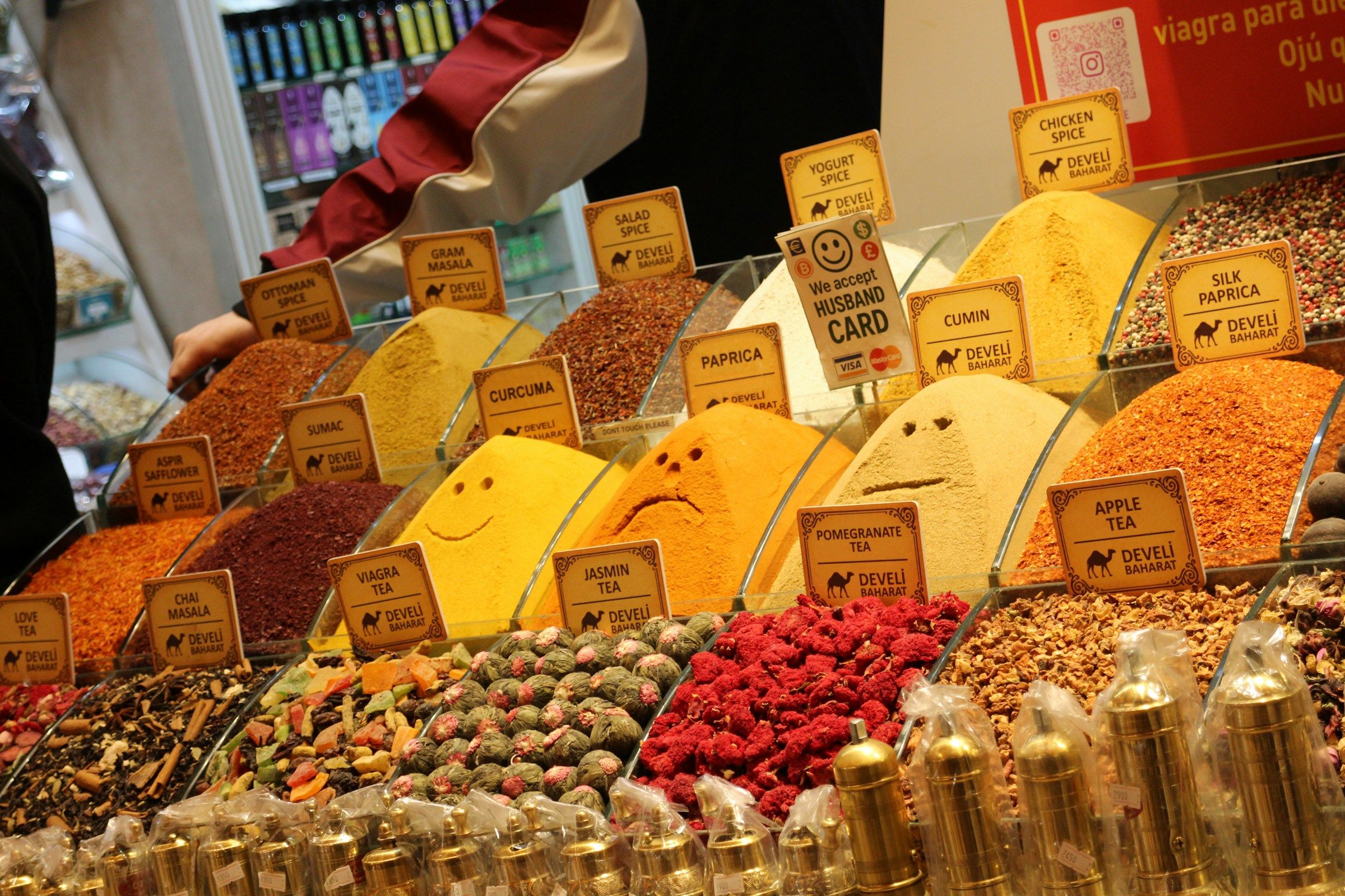 Spices and dried fruit in Istanbul