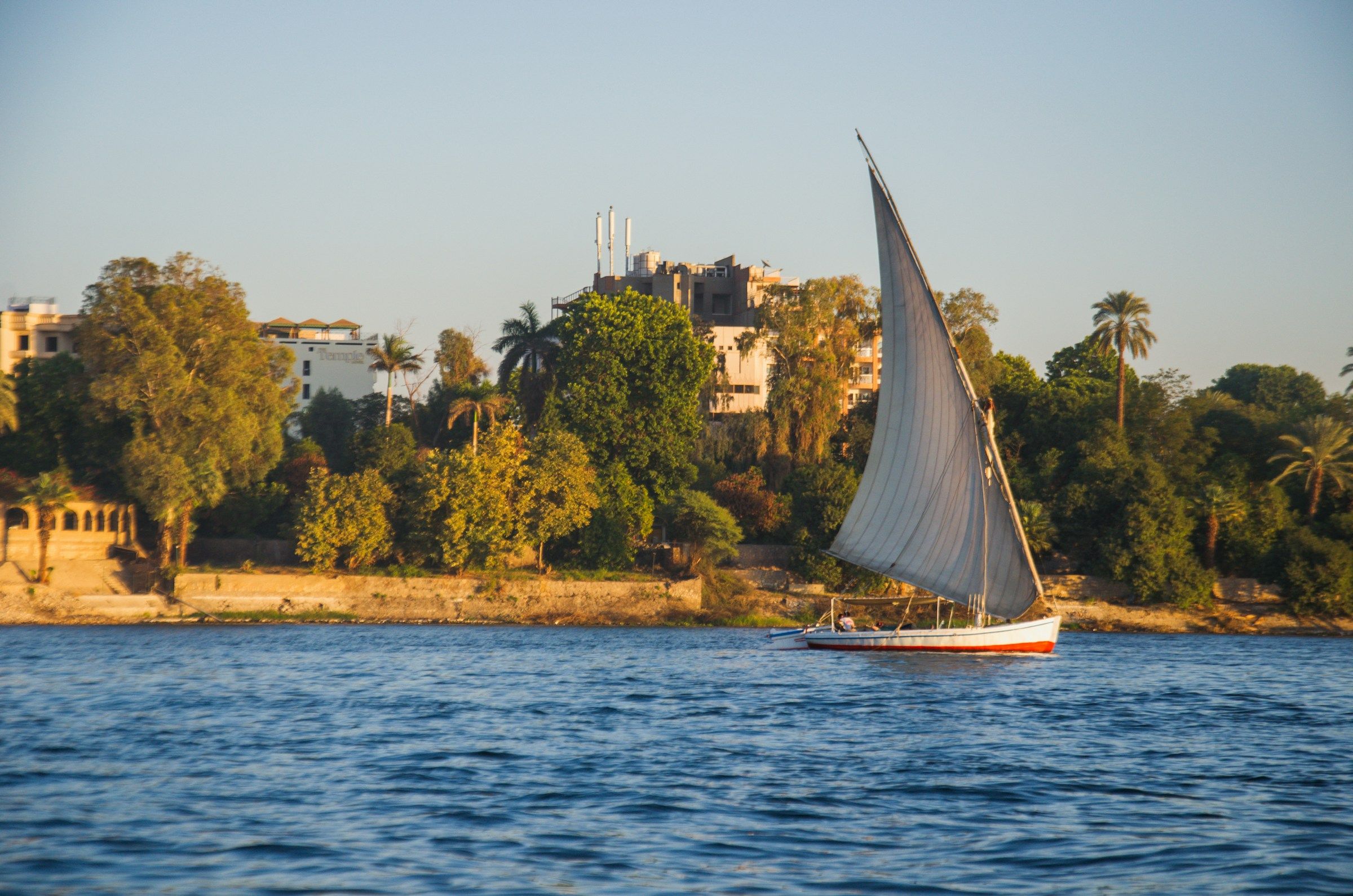 A felucca on the Nile at Luxor