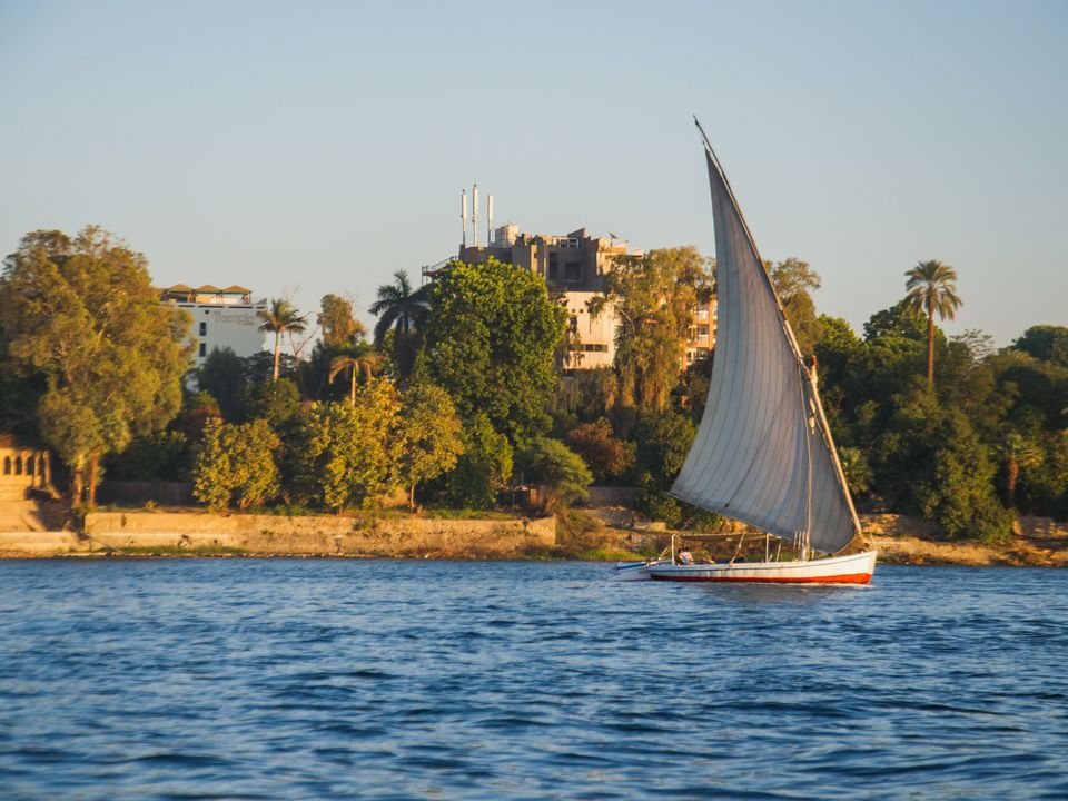 A felucca on the Nile at Luxor
