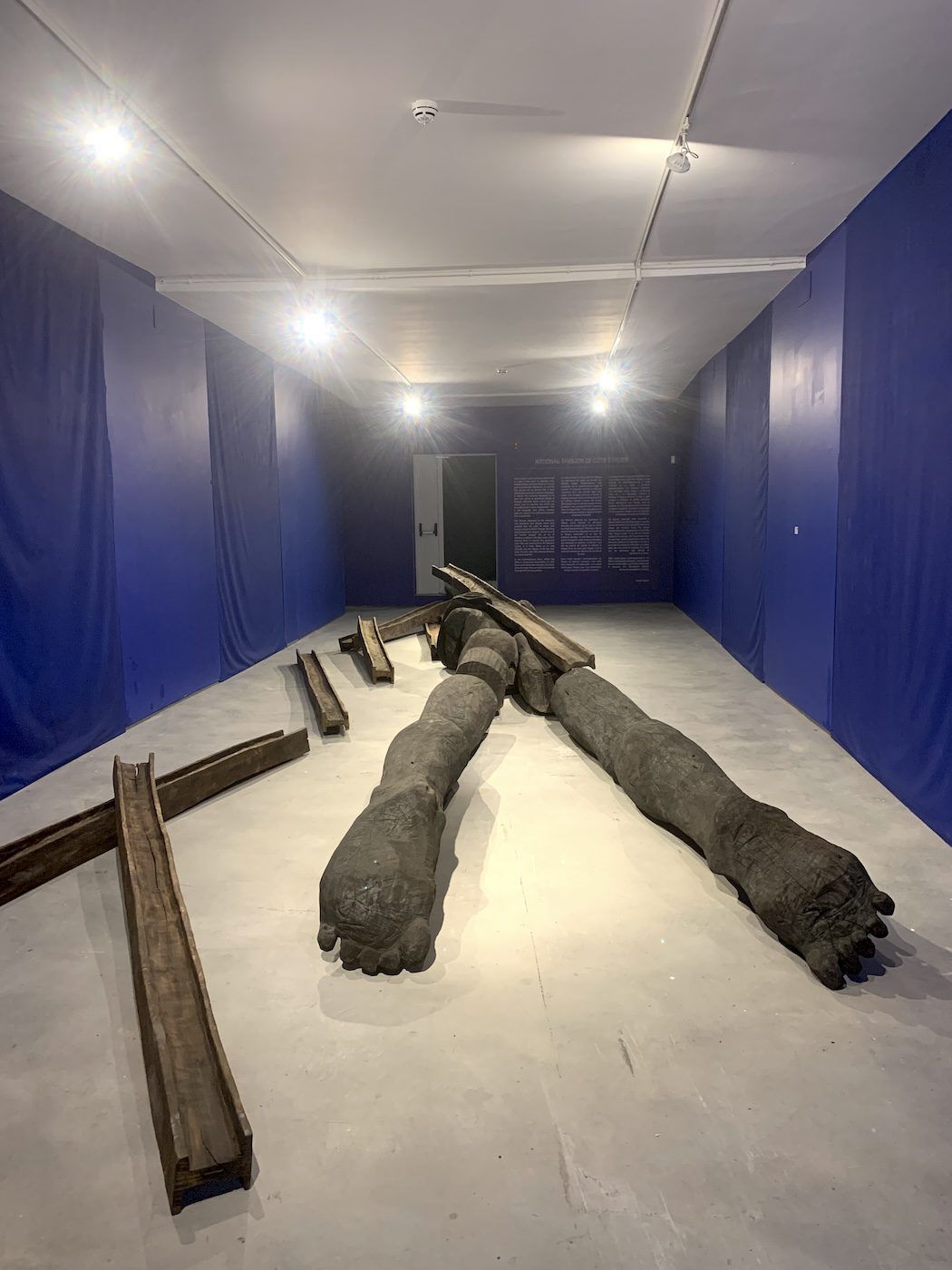 Jems Koko Bi. Installation View of National Pavilion of Nigeria, 60th Venice Biennale. Photo: C&amp;