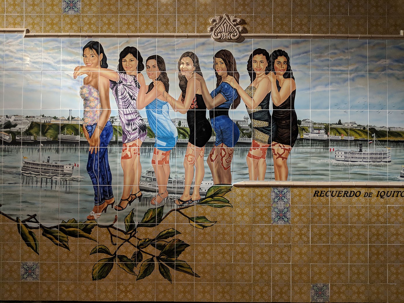 Christian Bendayan, 'Indian Line' (Souvenir from Iquitos), Venice Biennale 2019. Photo: Will Furtado.