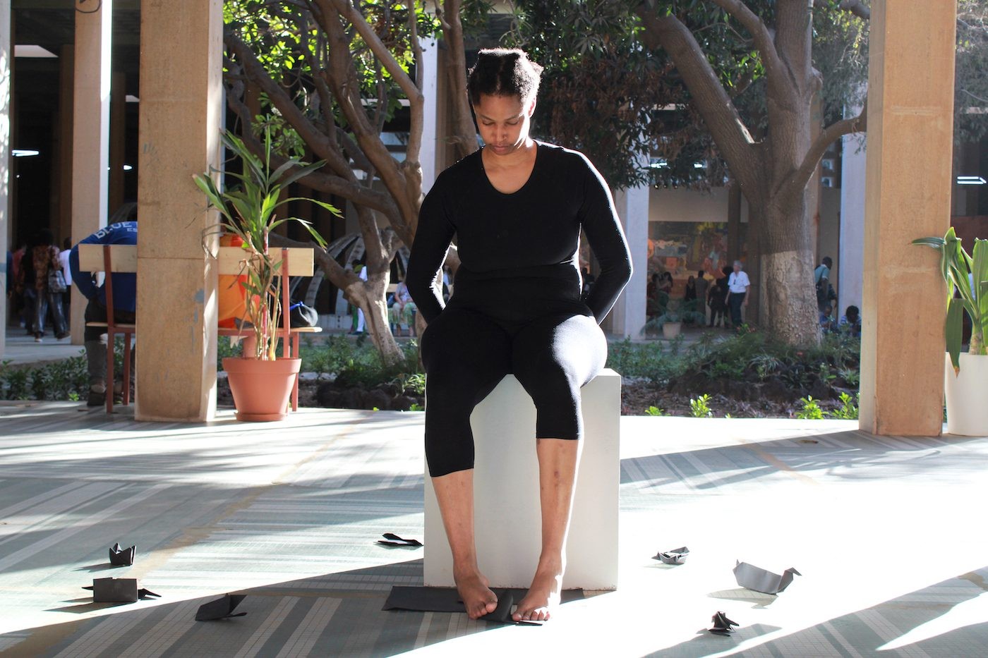 Performance at the Opening of the 14th Dakar Biennale, 2022. Photo: Roseline Olang’ Odhiambo