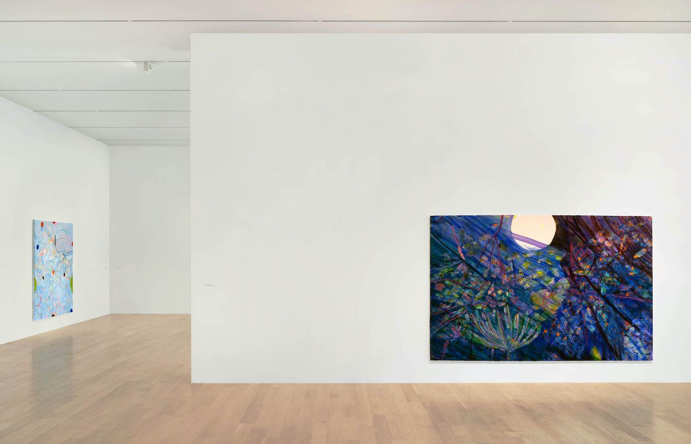 Installation view: “Jadé Fadojutimi: Yet, Another Pathetic Fallacy” at ICA Miami. Photo: Zachary Balber.