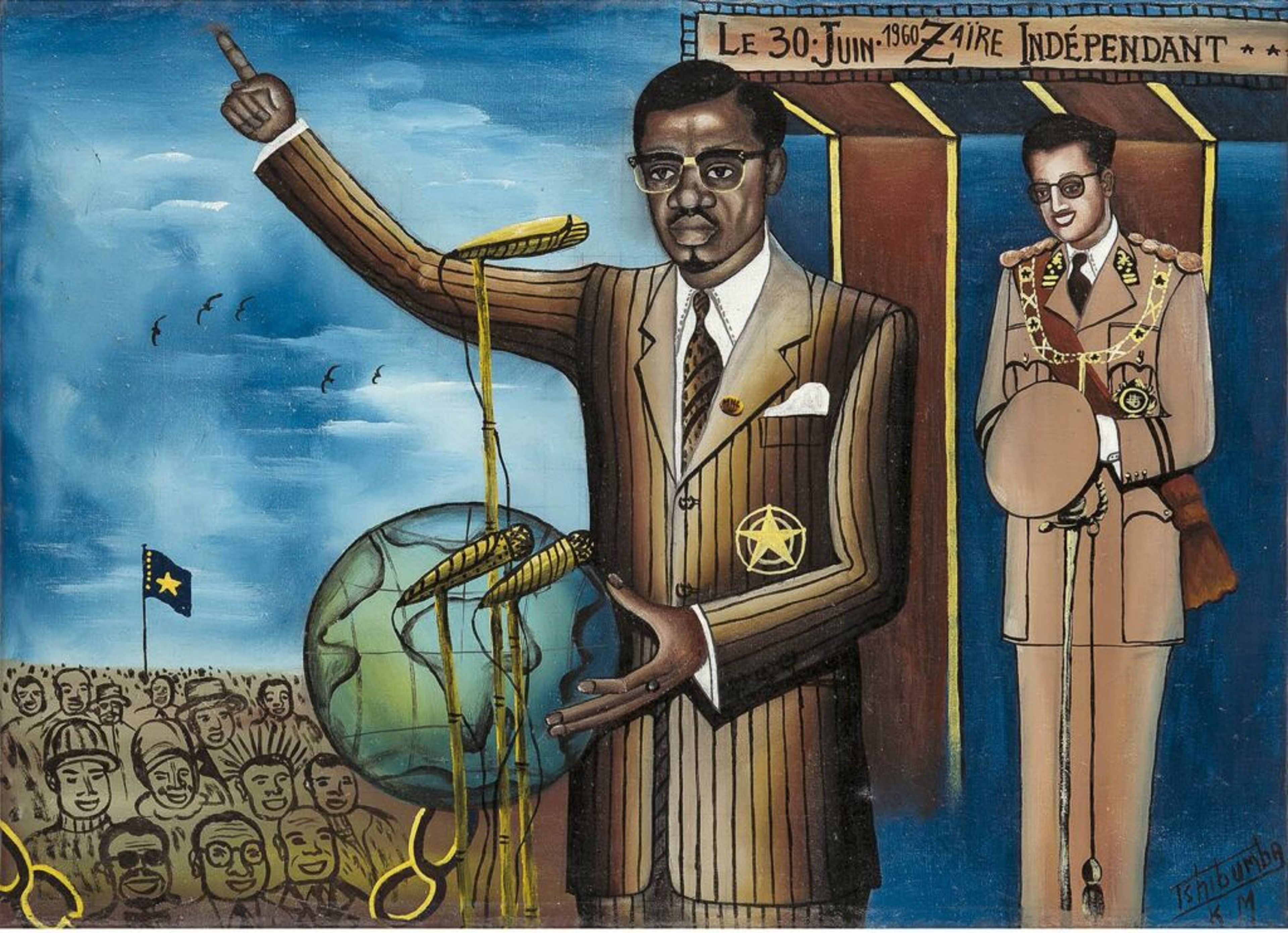 Le 30 juin 1960, Zaïre indépendant - Tshibumba Kanda-Matulu