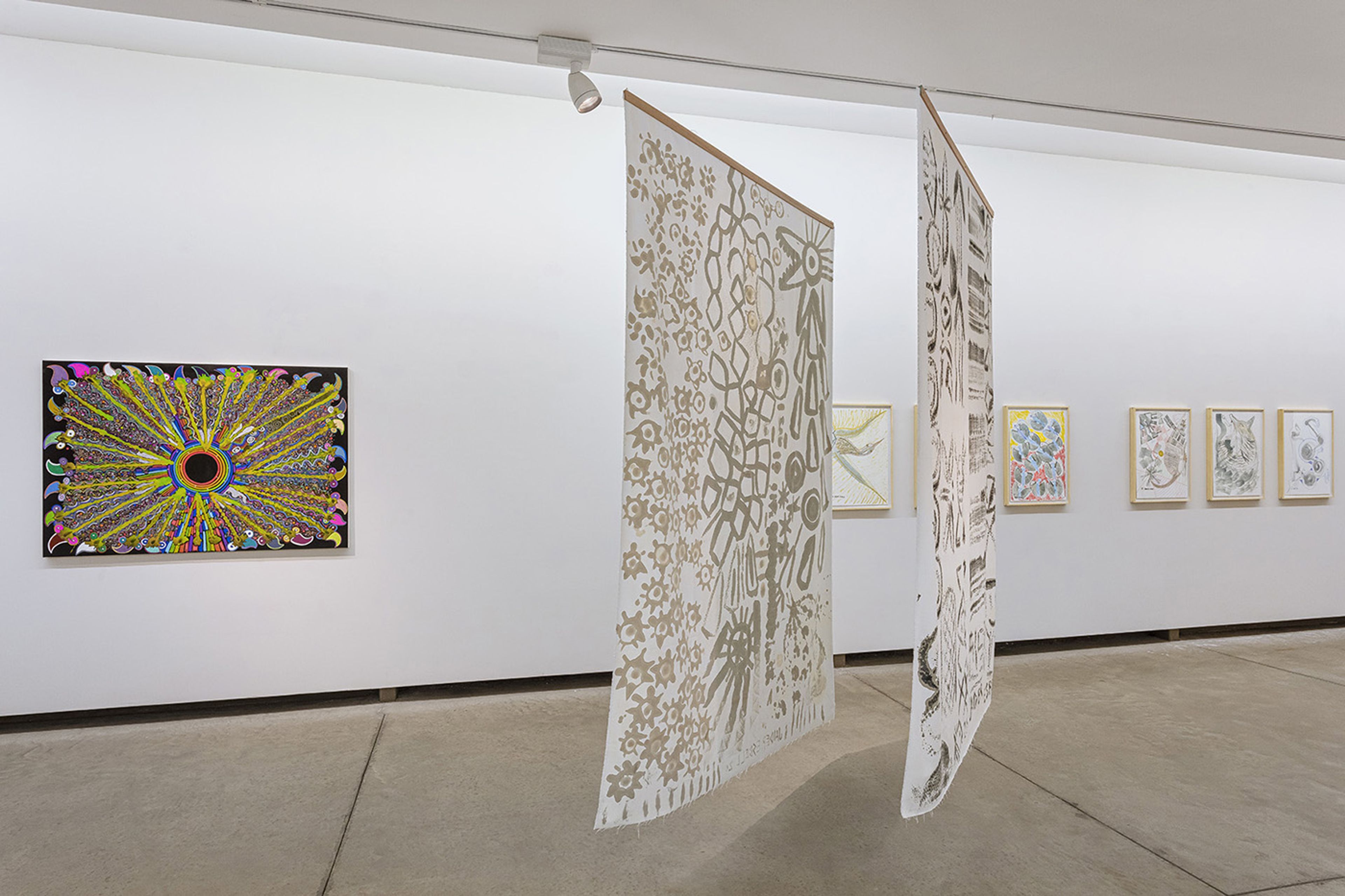 View of the exhibition "Raku," Presentation: Ruku - Jaider Esbell. Photo: Filipe Berndt / Millan Gallery
