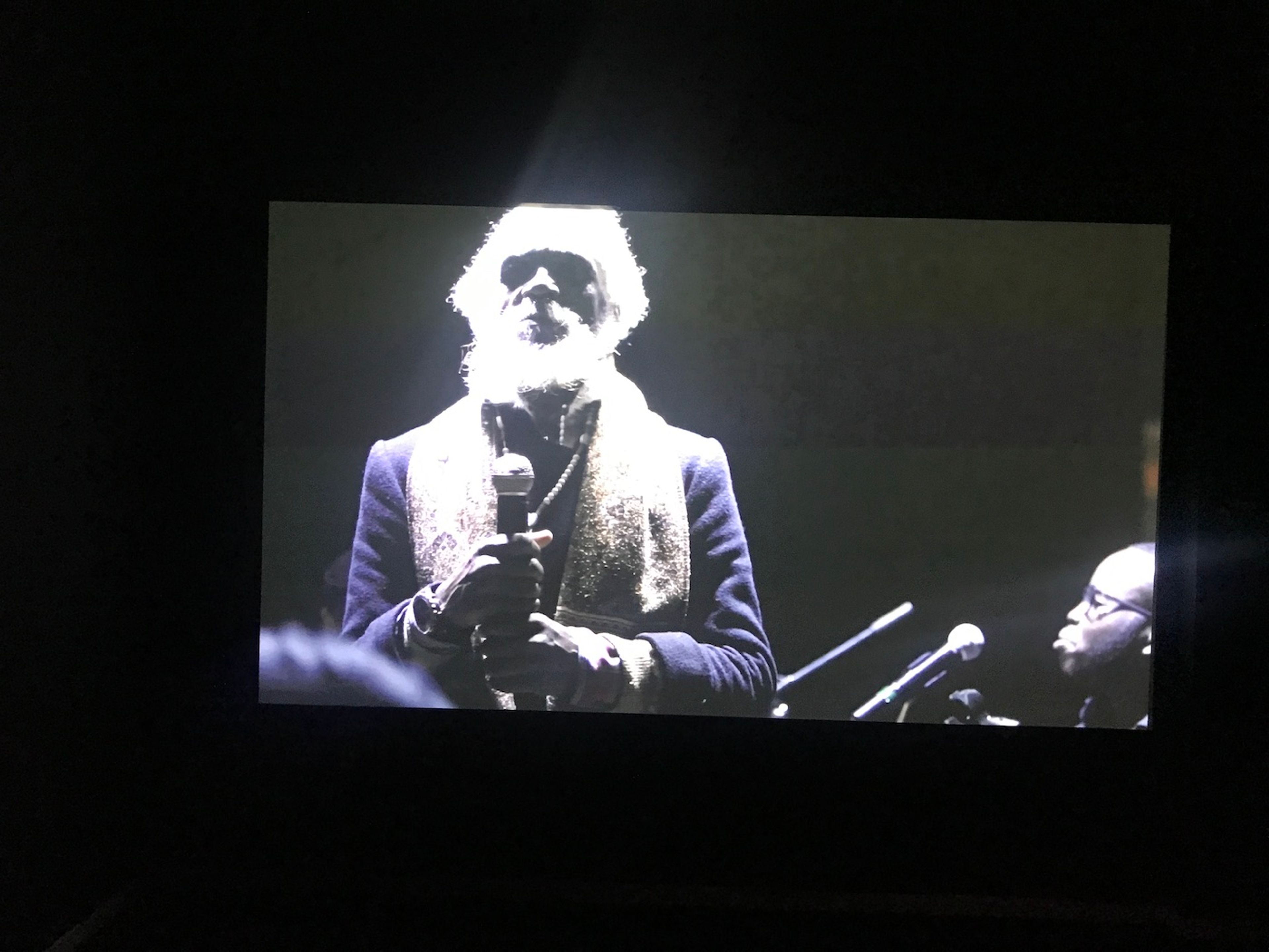 Theaster Gates, Billy Sings Amazing Grace, 2013. Installation view at Sharjah Biennial 15. Photo: C&amp;.