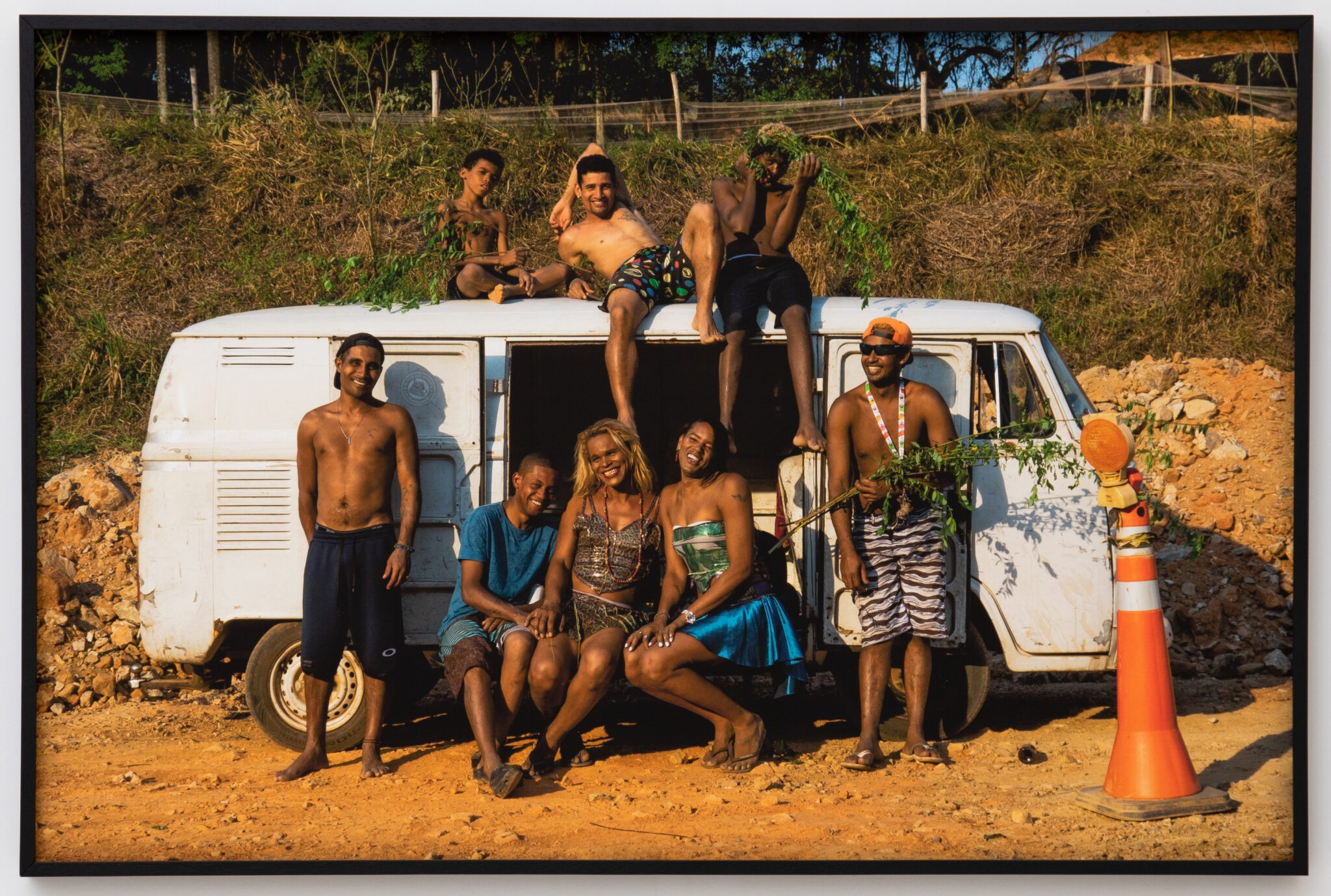 Rafaela Kennedy, Dandara, 2019. Digital photography, printed on cotton paper with mineral pigment, 10 x 105 cm. Photo: Wallace Domingues