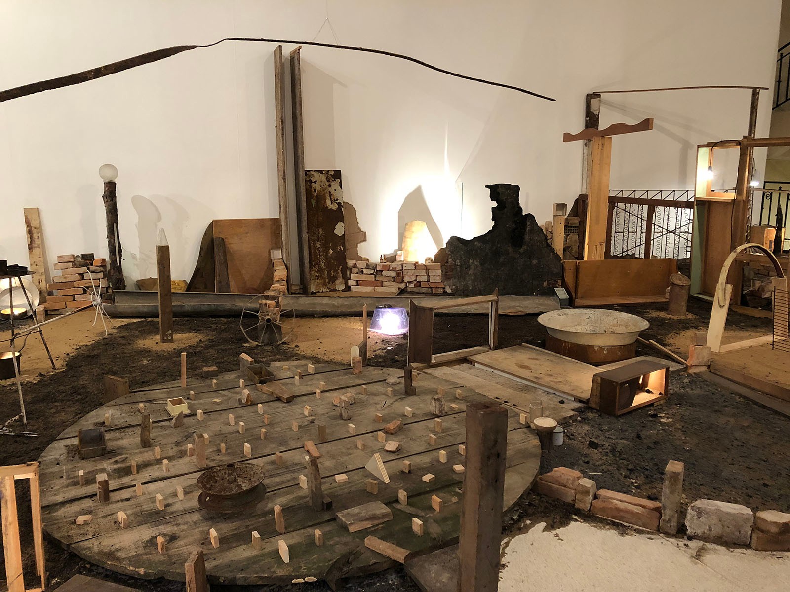 Geometry of the passing, 2018, by Youssef Limoud.