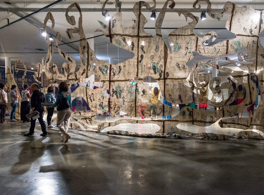 El Hadji Sy and Otobong Nkanga at 31st Bienal de São Paulo