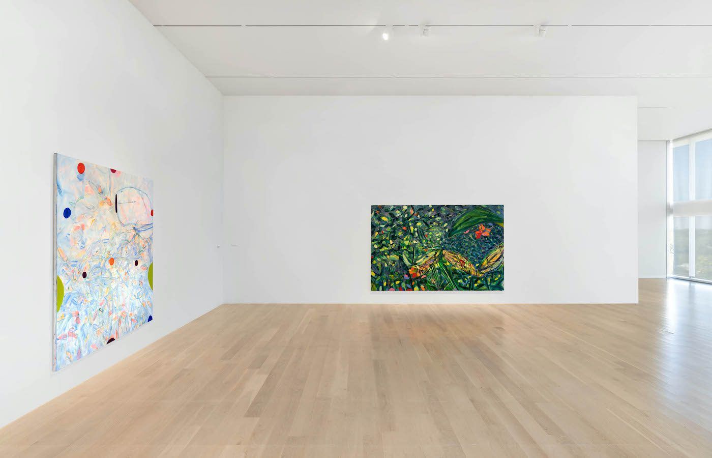Installation view: “Jadé Fadojutimi: Yet, Another Pathetic Fallacy” at ICA Miami. Photo: Zachary Balber.