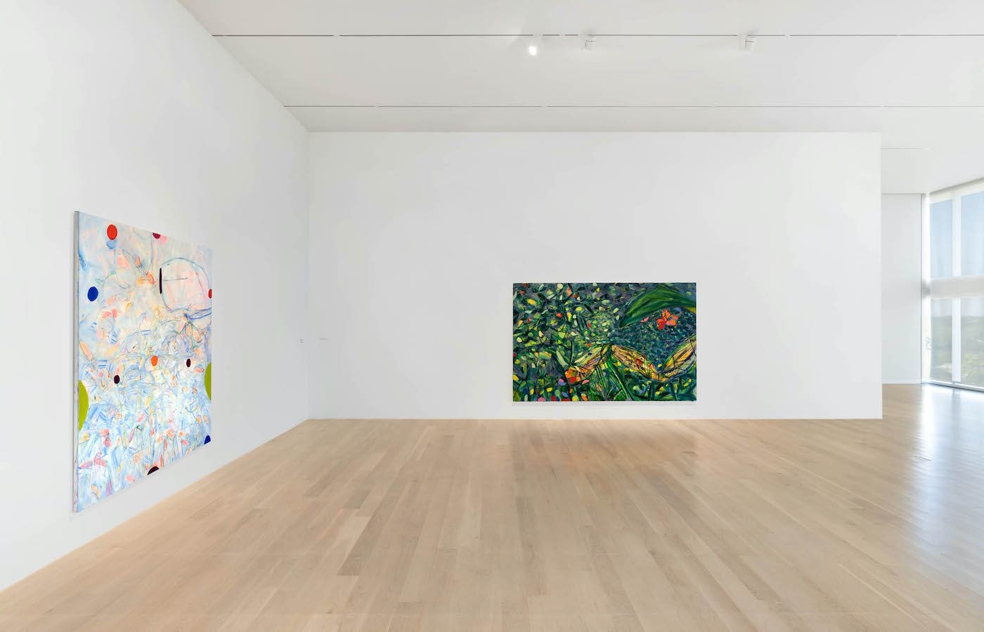 Installation view: “Jadé Fadojutimi: Yet, Another Pathetic Fallacy” at ICA Miami. Photo: Zachary Balber.