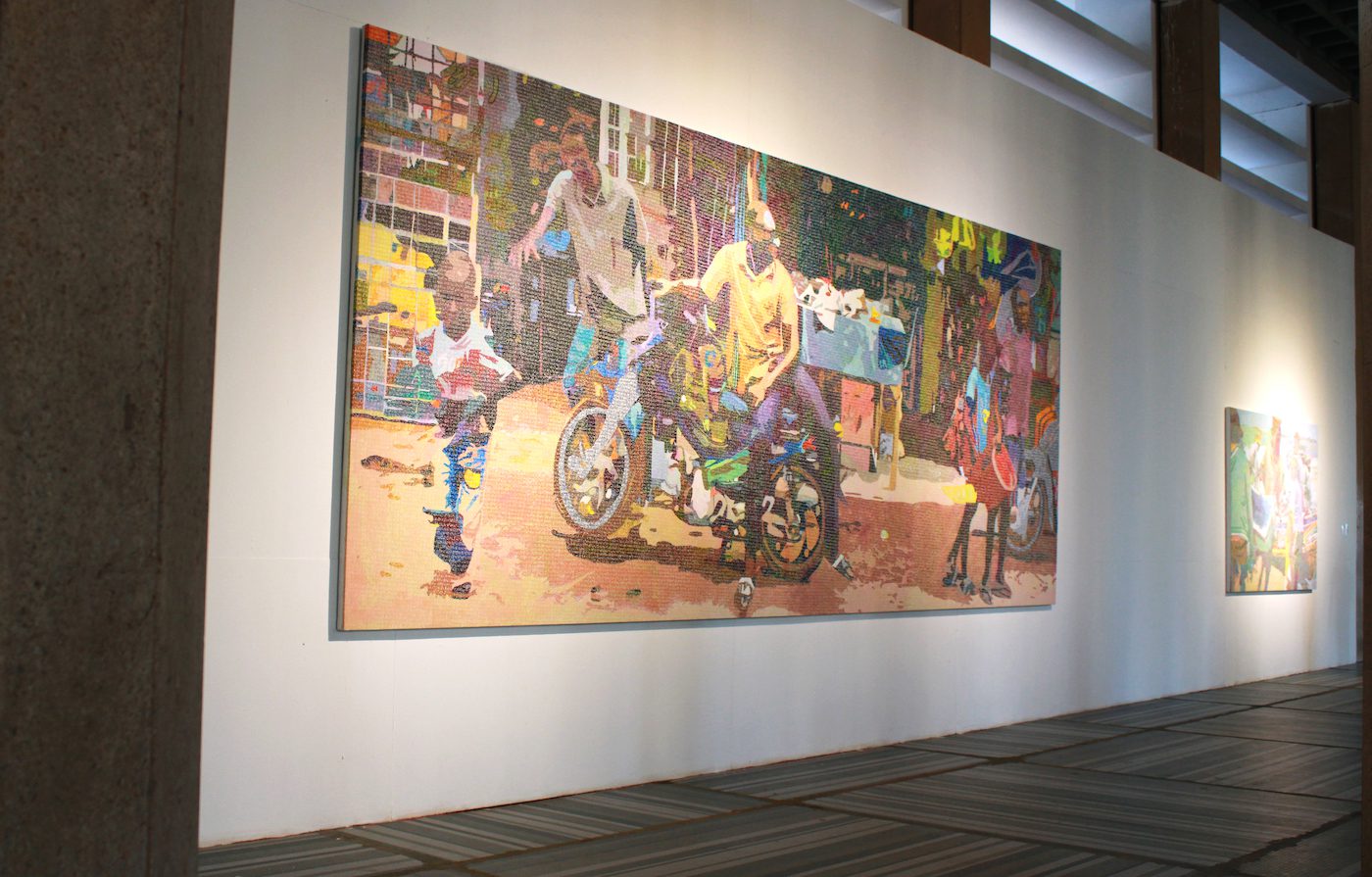 Alioune Diagne, Installation View at the 14th Dakar Biennale, 2022. Photo: Roseline Olang’ Odhiambo