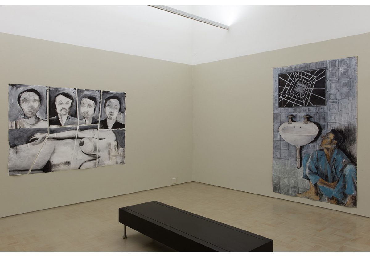 The Quiet Violence of Dreams 2016 Installation view of Unathi Sigenu's The Beautiful Darkness, Stevenson, Cape Town. Courtesy of Stevenson