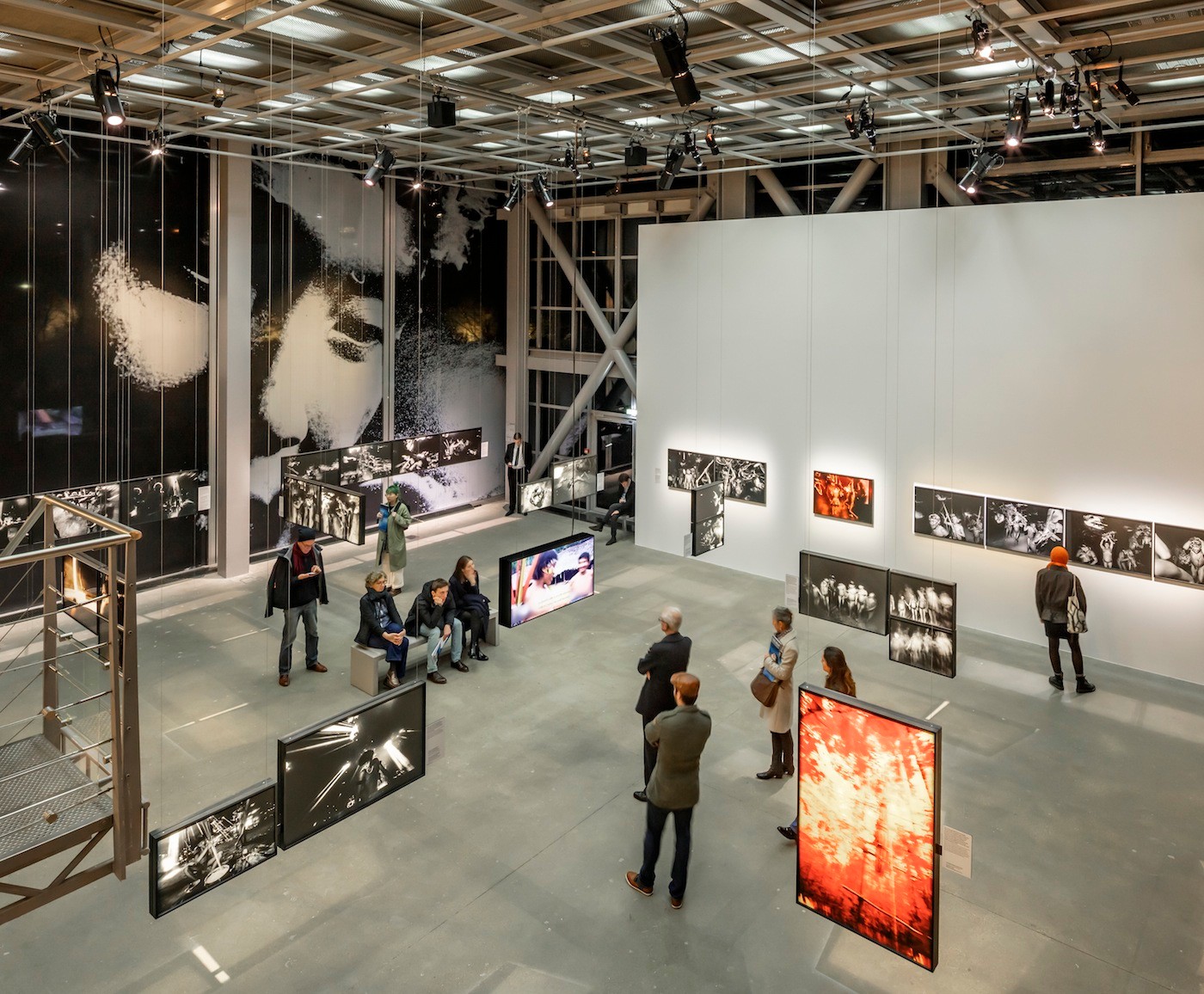 Claudia Andujar, The Yanomami Struggle, Installation View. Photo Luc Boegly. Courtesy Fondation Cartier.