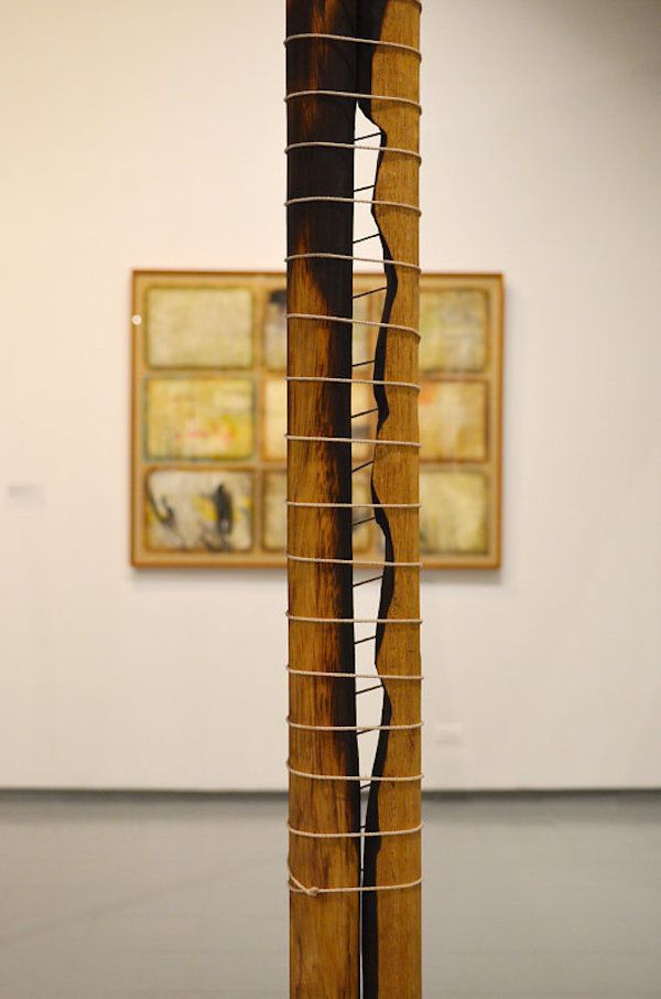 Minia Biabiany, narrativas del aqui/2 pausas sobre la no-Historia del Caribe, 2018. Exhibition in Centro Leon, Santiago de los Caballeros, Dominican Republic. Courtesy of the artist.