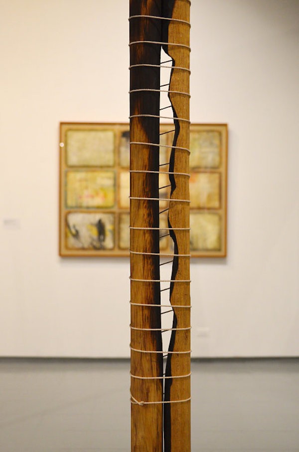 Minia Biabiany, narrativas del aqui/2 pausas sobre la no-Historia del Caribe, 2018. Exhibition in Centro Leon, Santiago de los Caballeros, Dominican Republic. Courtesy of the artist.