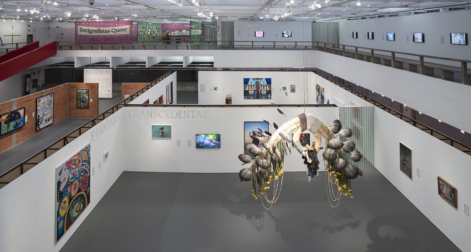 View of the exhibition “LGBTQIA+ Stories”, presented at MASP, 2024/2025. Photo: Eduardo Ortega