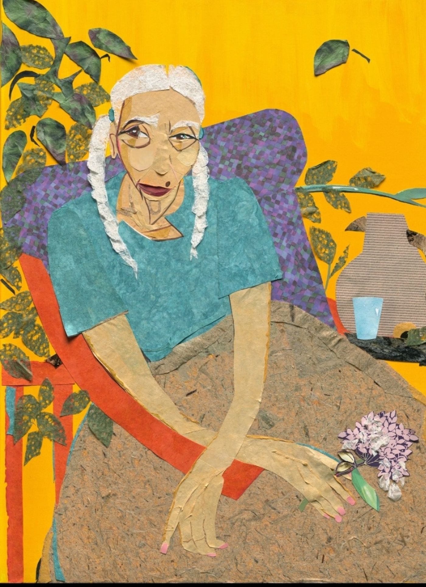 Judy Bowman. I Kissed A Boy and His Name Was Fred, 2019. 48 x 36 in121.9 x 91.4 cm. Courtesy of the artist.