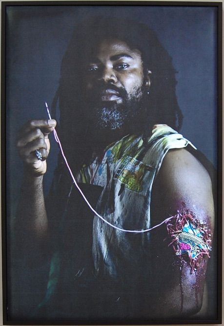 Nathalie Mba Bikoro, Future Monuments, 2015. Photography on light Box, 120 x 81,5 cm ©Mathieu Lombard.