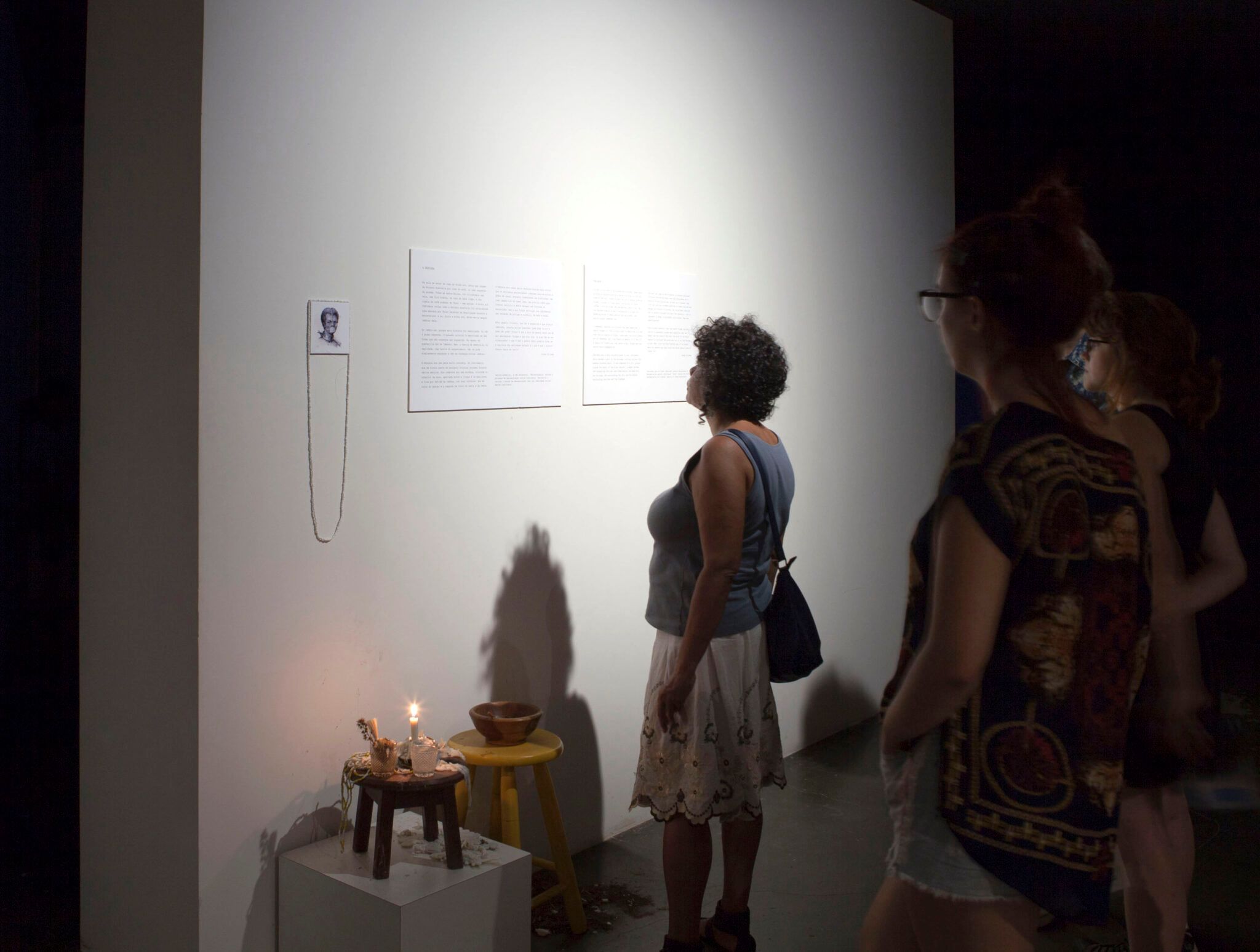 Installation view, The Desire Project, 2016, by Grada Kilomba, at the 32. Bienal de São Paulo. Photo: Leo Elon. Courtesy of the Bienal de São Paulo.