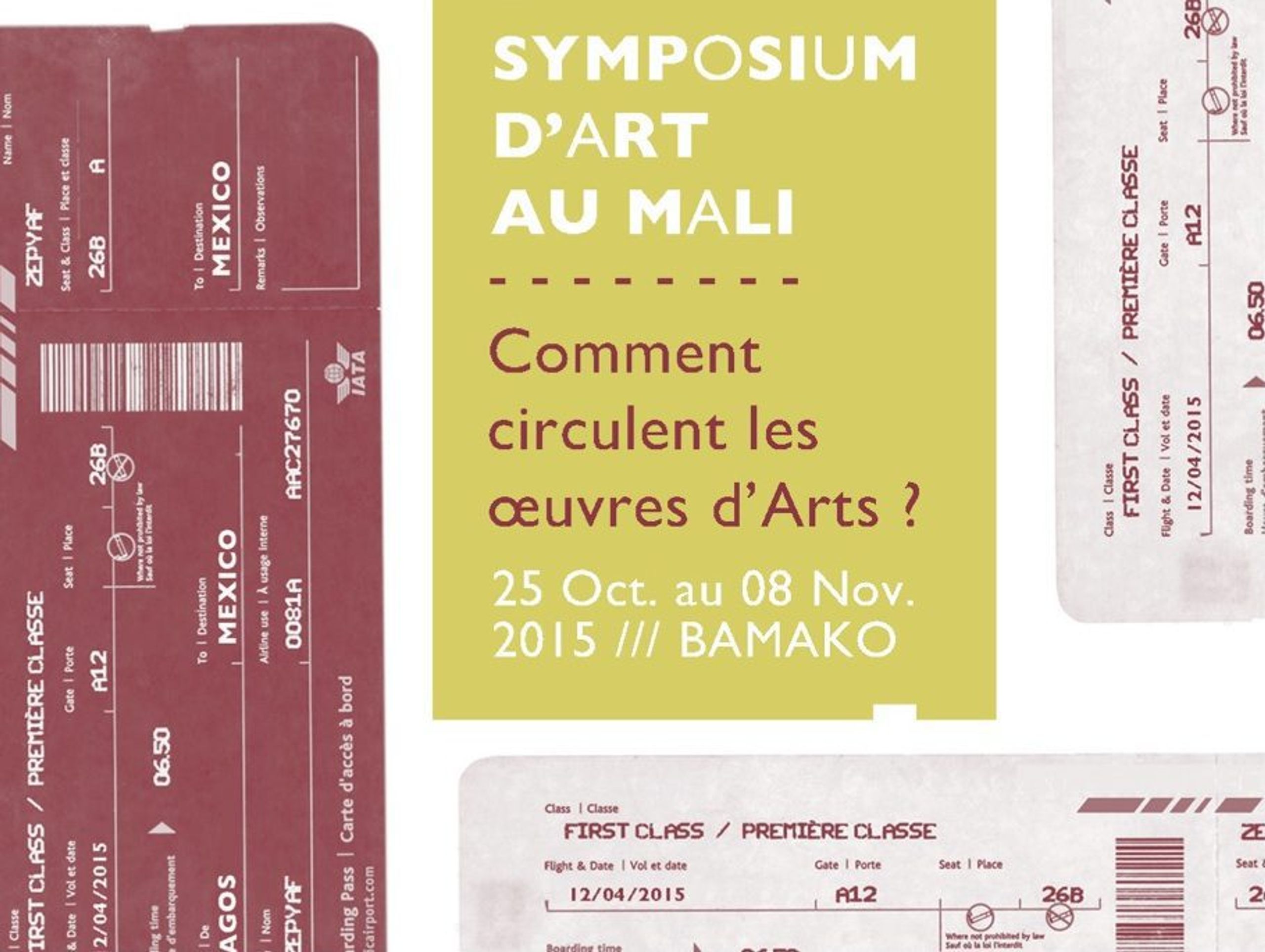 The Art Symposium in Mali : "How circulate the artworks“