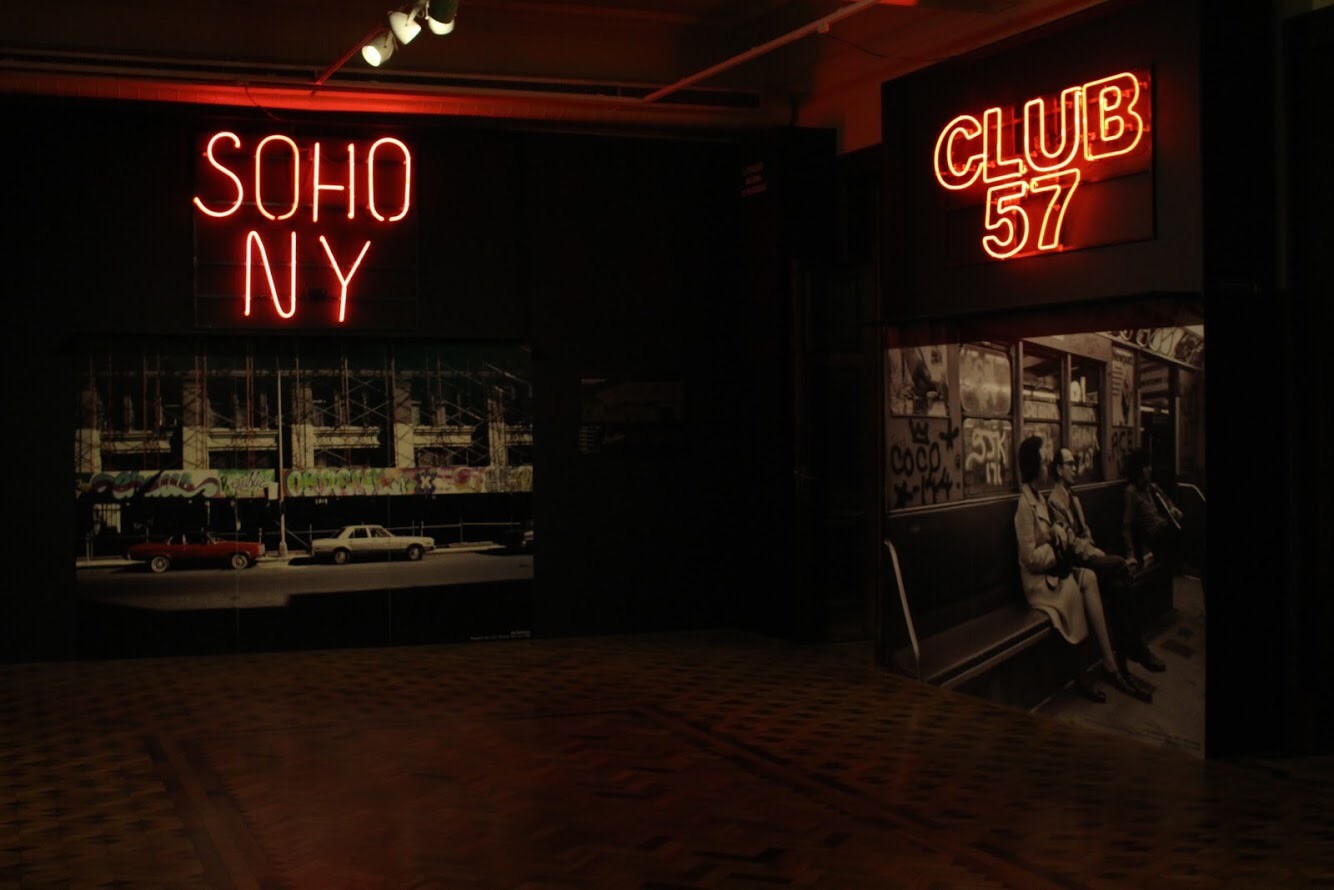 Left: Soho, Facade of building in Soho, New York, 1980. Ted Thai, The Life Collection of Images/Getty Images. Right: Subway, Graffiti in a IRT carriage of the New York subway, 1972 F. Roy Kemp/Stringer BIPs/Getty Images.