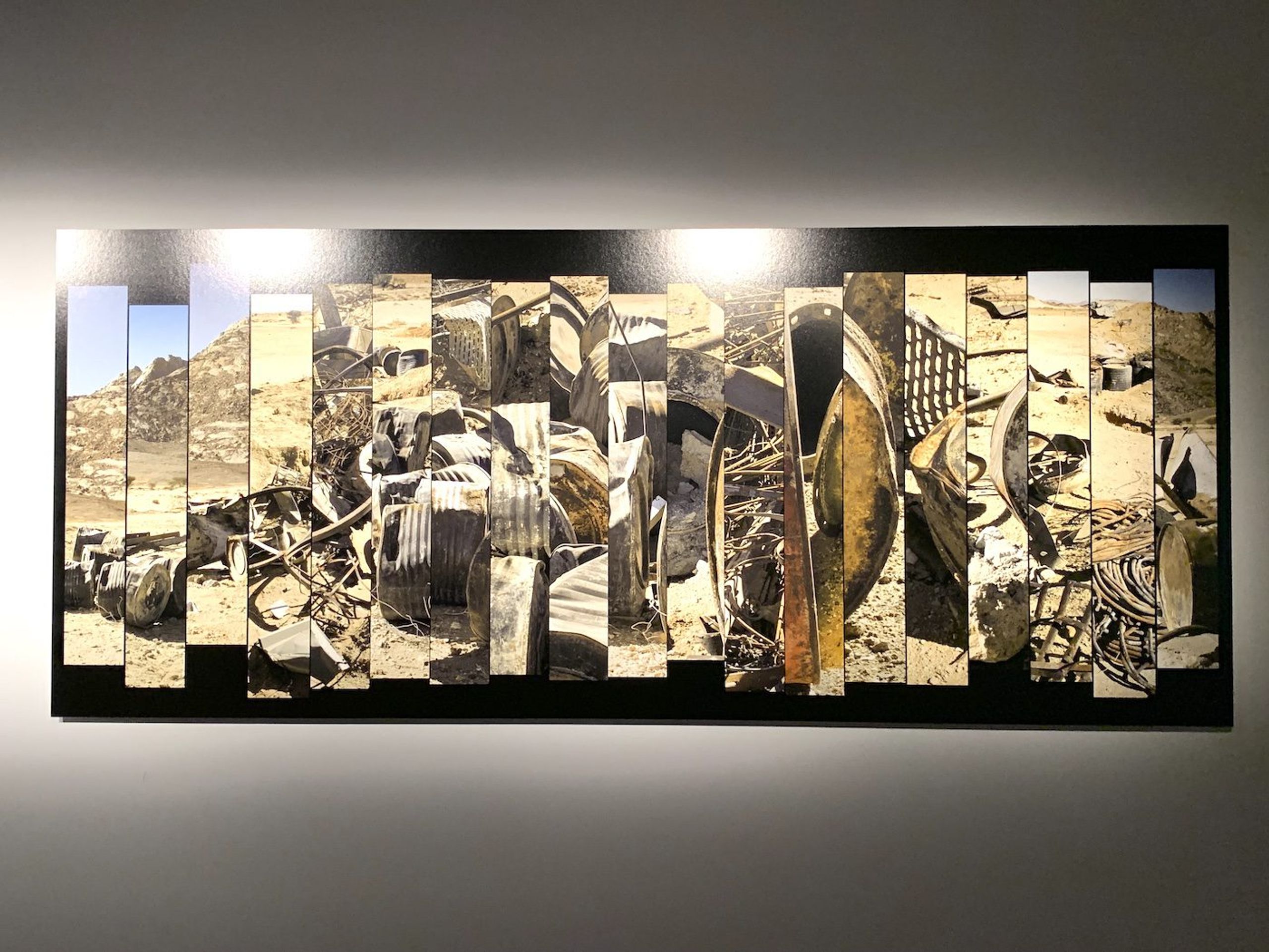 Ammar Bouras, “24°3’55”N 5°3’23”E #7″, 2016. Installation View at 12th Berlin Biennale, Akademie der Künste, Hanseatenweg. Photo: C&