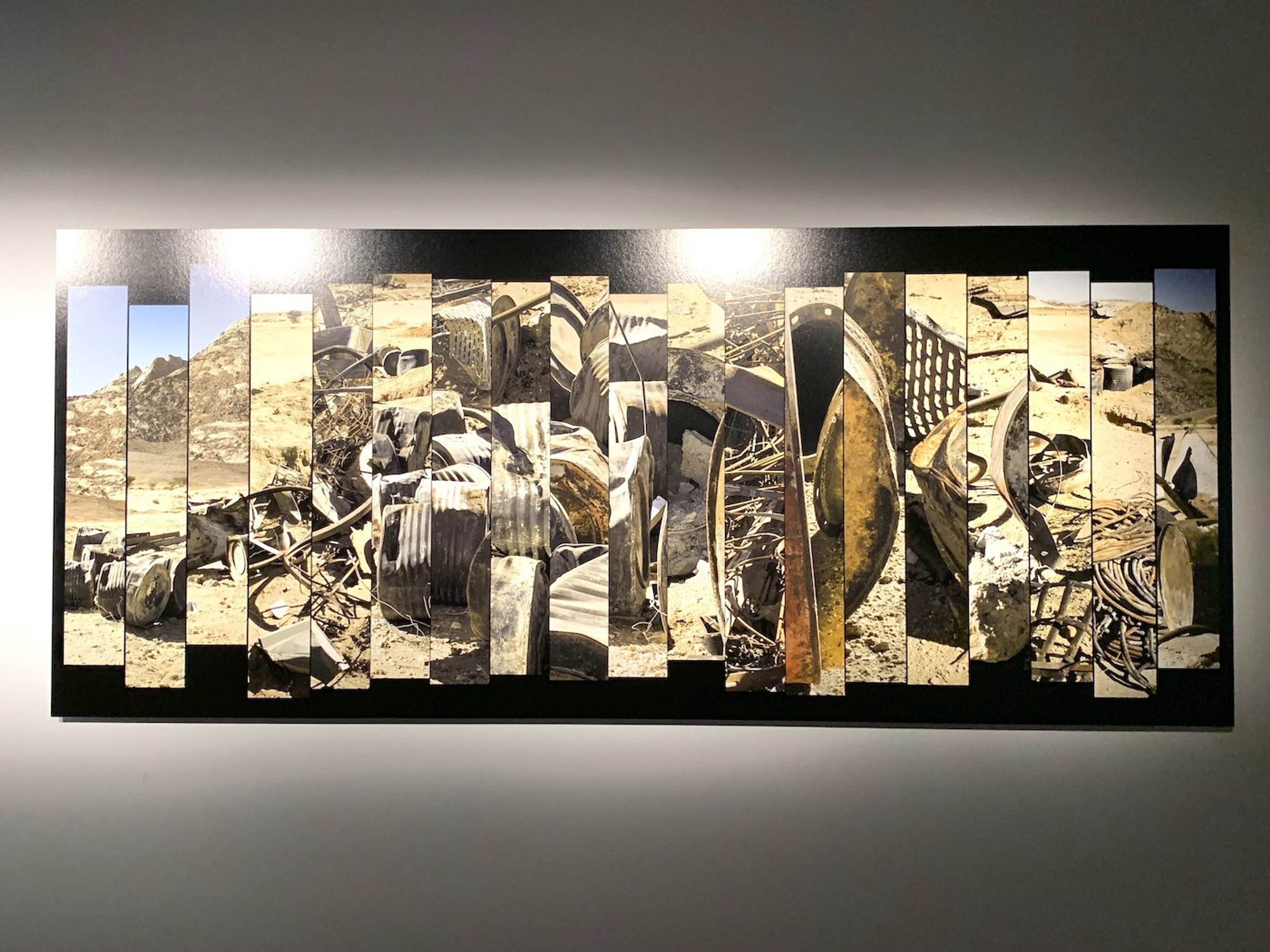 Ammar Bouras, “24°3’55”N 5°3’23”E #7″, 2016. Installation View at 12th Berlin Biennale, Akademie der Künste, Hanseatenweg. Photo: C&amp;