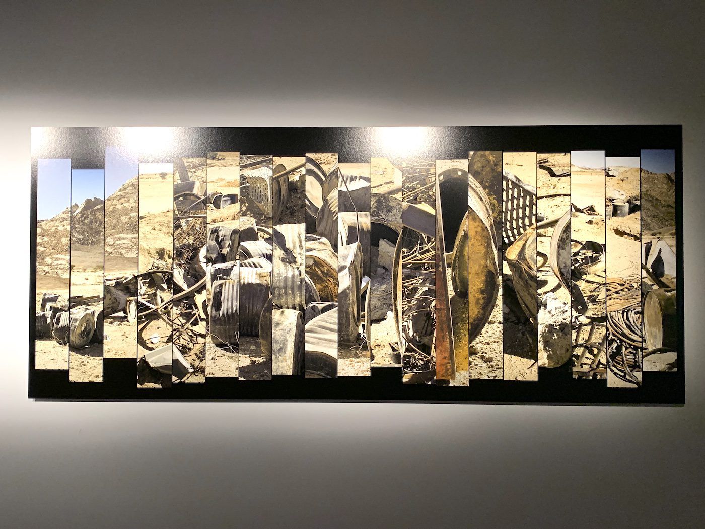 Ammar Bouras, “24°3’55”N 5°3’23”E #7″, 2016. Installation View at 12th Berlin Biennale, Akademie der Künste, Hanseatenweg. Photo: C&