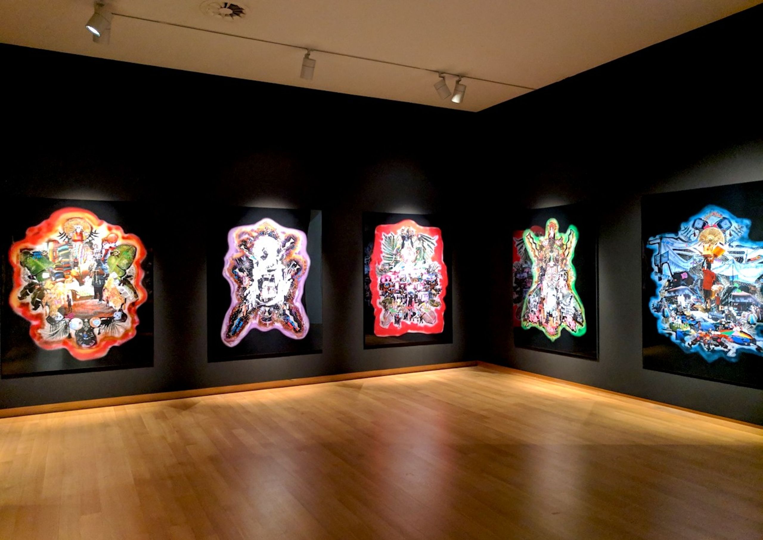 Installation view of Spirits of the Soil, Raquel van Haver, Stedelijk Museum, Amsterdam, 2018