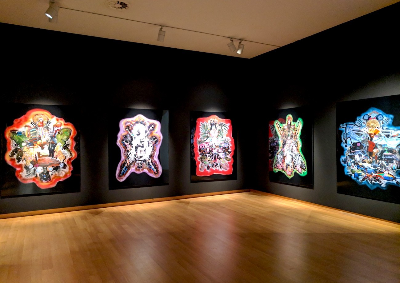 Installation view of Spirits of the Soil, Raquel van Haver, Stedelijk Museum, Amsterdam, 2018