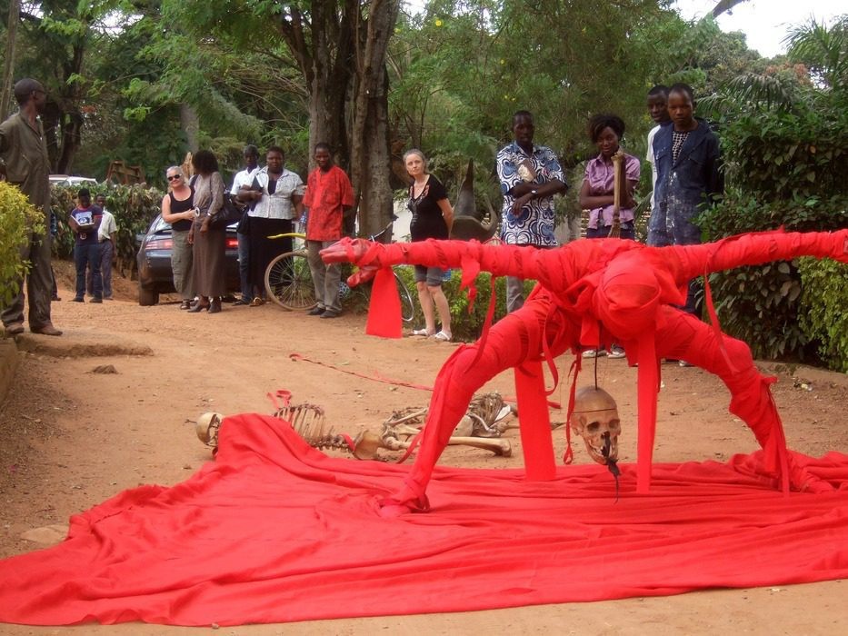 Jelili Atiku, Eleniyan, 2012. Courtesy of Michaelis Galleries