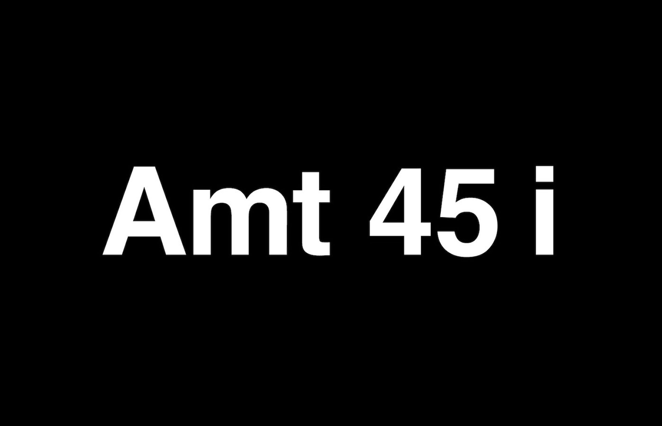 Cameron Rowland: Amt 45 i