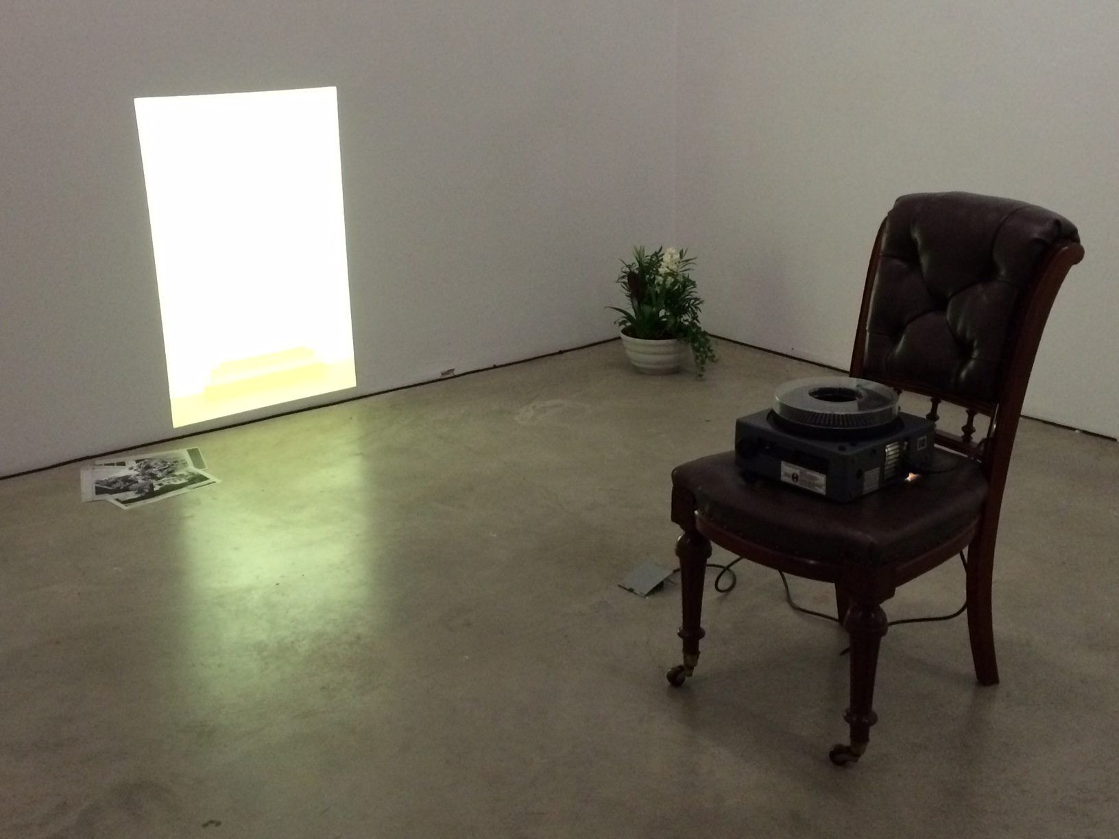 Kapwani Kiwanga A Memory Palace, 2015 Four channel sound installation, inkjet prints, furniture, floral arrangements dimensions variable