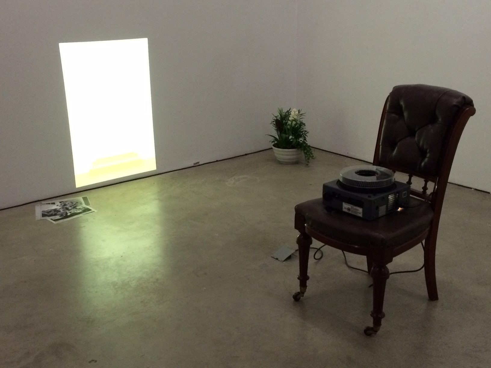 Kapwani Kiwanga A Memory Palace, 2015 Four channel sound installation, inkjet prints, furniture, floral arrangements dimensions variable